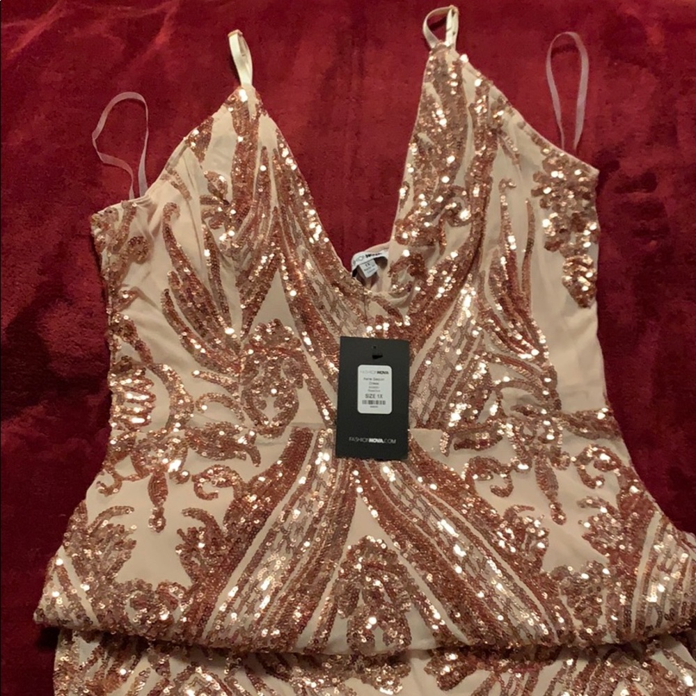 Fashion nova sequin dress